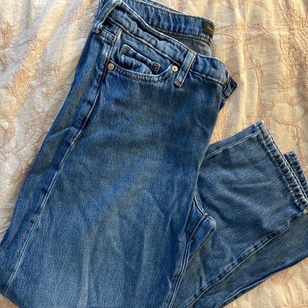 Banana Republic High Rise Barrel Fit Jeans, size 26/2